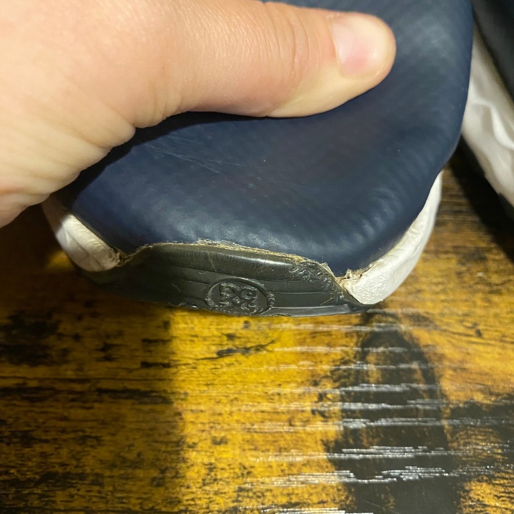 G/FORE MG4.1 Golf Shoes Mens Twilight Navy Blue Knit Spikeless Sneakers Size 13 - Picture 6 of 15